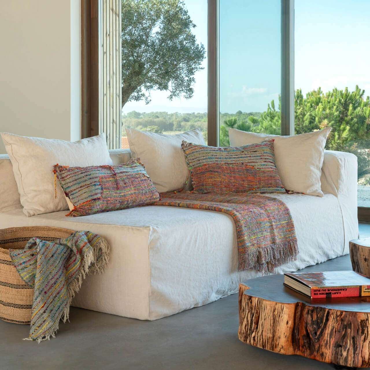 Coussin tissage manuel "Togo" - Brazil