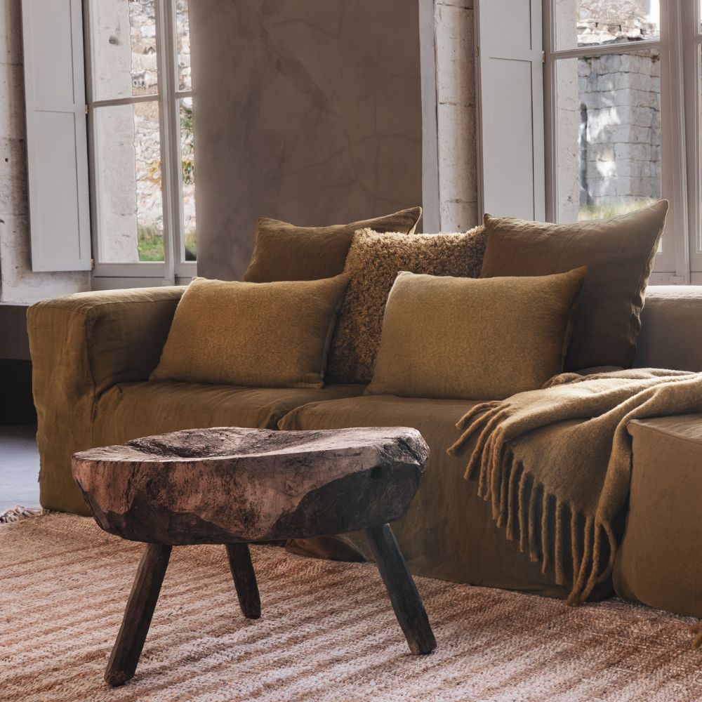 Coussin fourrure "Zuavo"