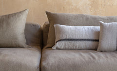 Coussin lin & laine "Umi" - Naturel