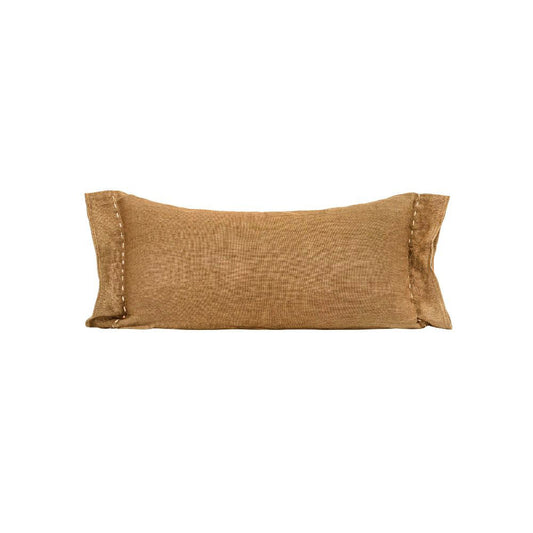 Coussin "Comics" lin brodé - Alezan