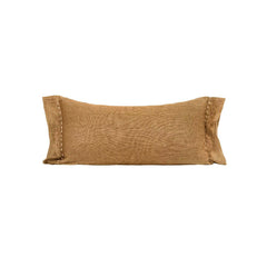 Coussin "Comics" lin brodé - Alezan