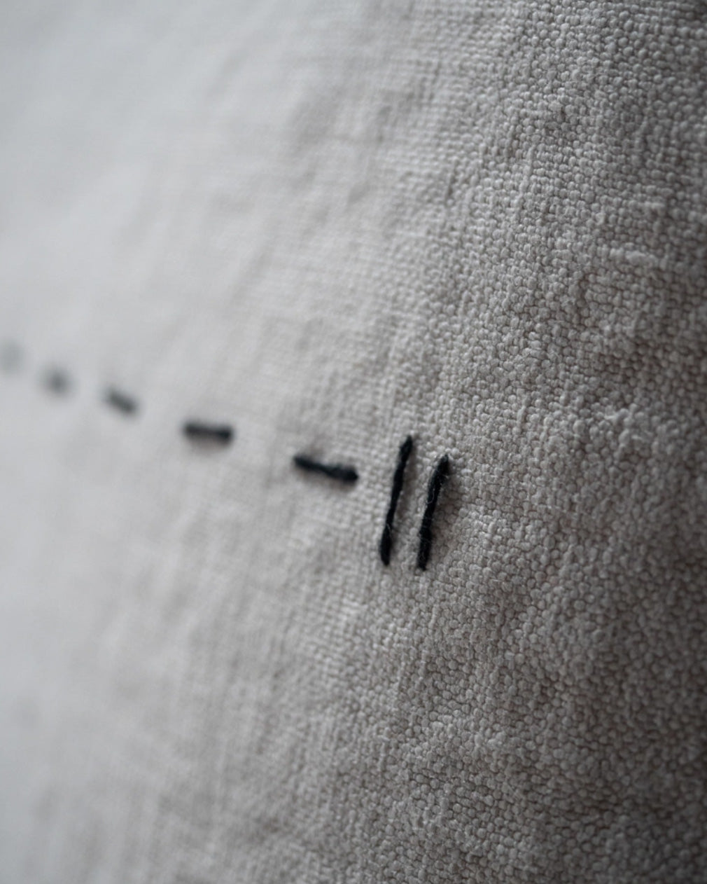 Coussin "Copper" lin brodé - Songe