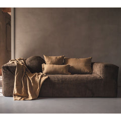 Coussin "Comics" lin brodé - Alezan