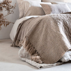 Plaid laine & coton "Perla" - Marmotte