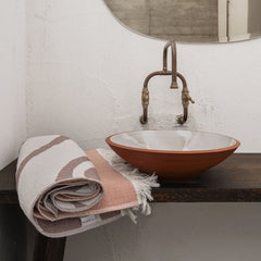 Fouta/Drap de plage "Texas" - Soleil levant