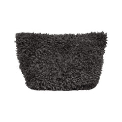 Grande trousse "Zuza" fourrure - Dark Grey