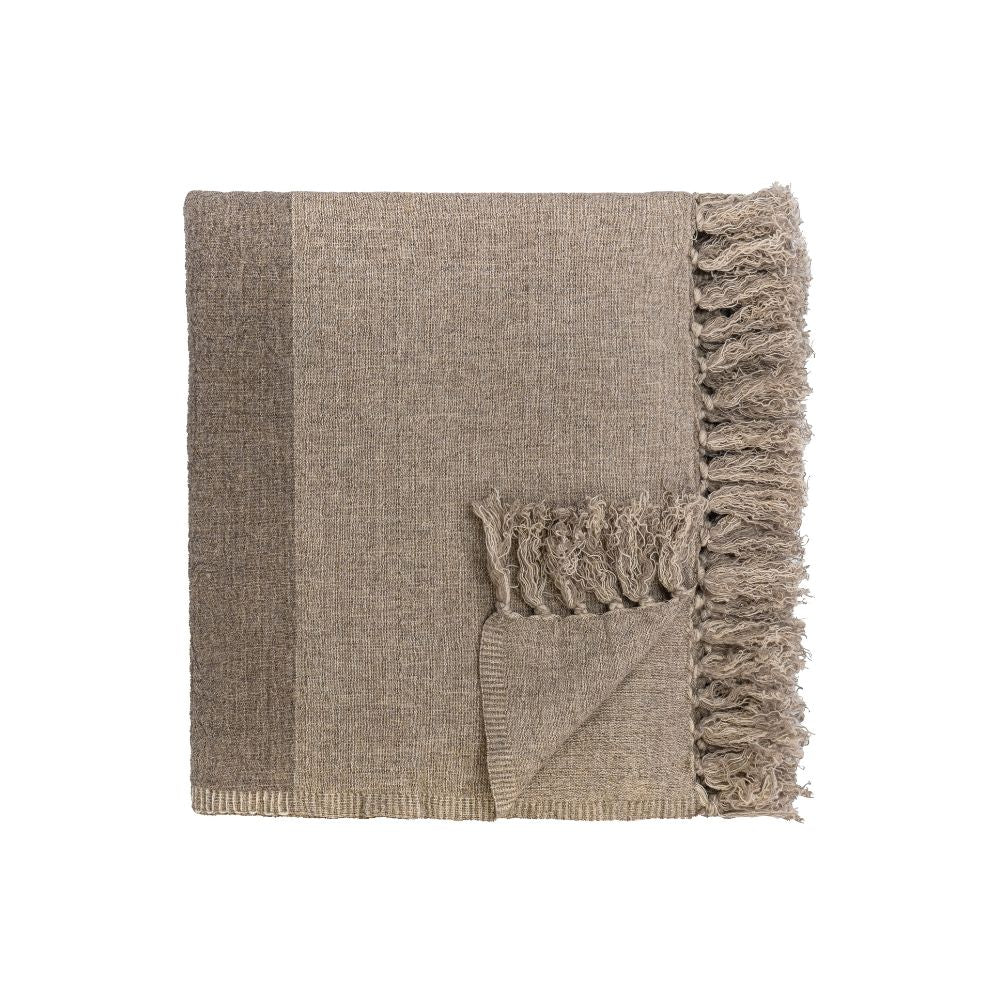 Plaid laine & coton "Perla" - Marmotte