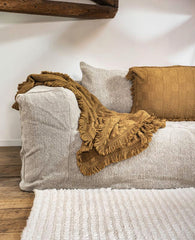 Plaid "Flirt" effet alvéolé - Butternut