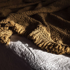 Plaid "Flirt" effet alvéolé - Butternut