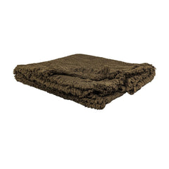 Plaid "Flirt" effet alvéolé - Bronze