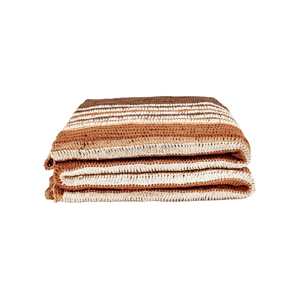 Plaid "Tobago Cusco" crocheté main