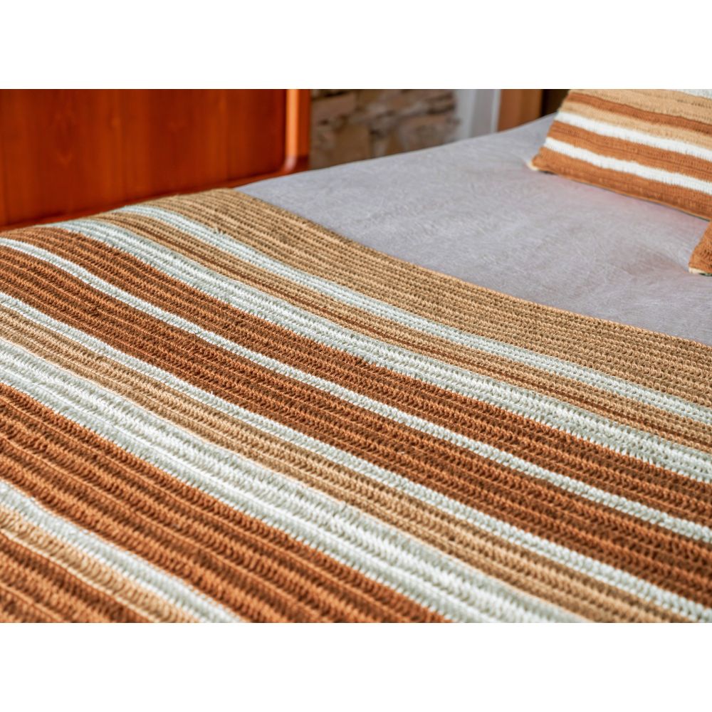 Plaid "Tobago Cusco" crocheté main