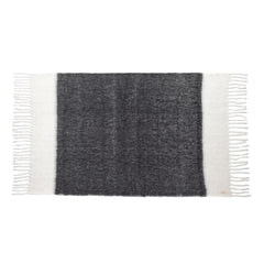 Plaid en laine bicolore "Vicky Snow"