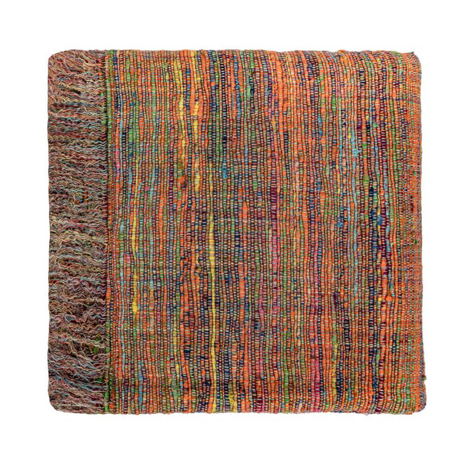 Plaid "Tatoo Brazil" tissage manuel