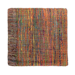 Plaid "Tatoo Brazil" tissage manuel