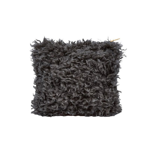 Pochette "Zerra" fourrure - Dark grey