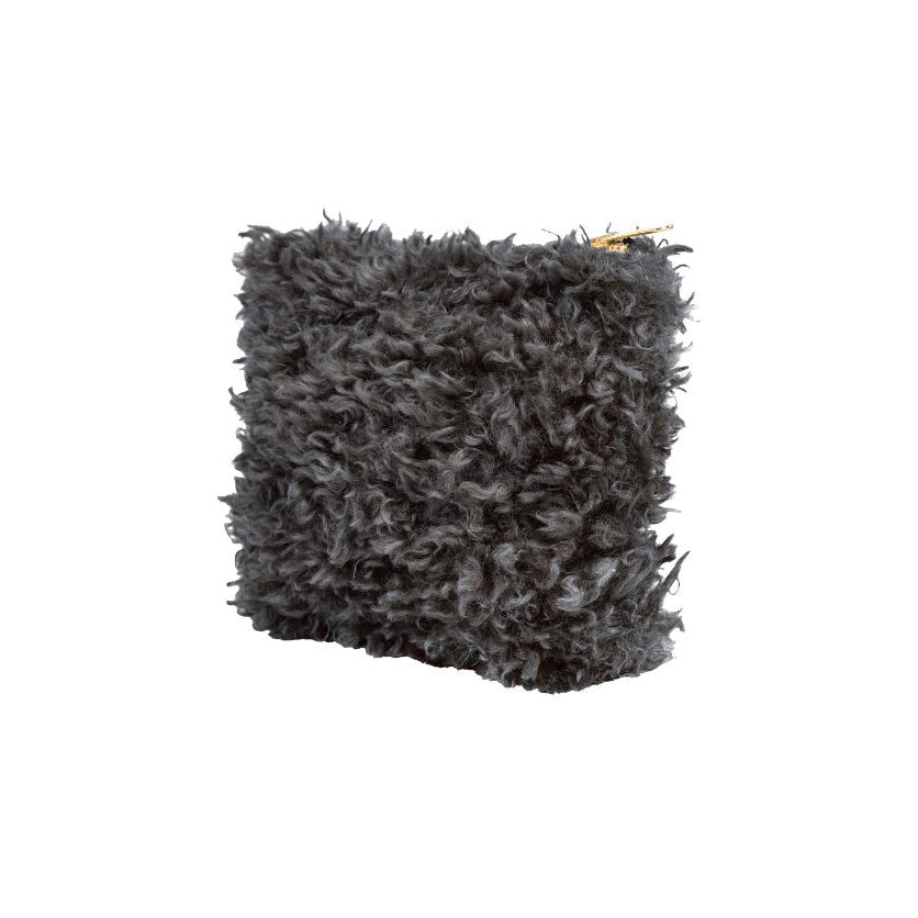 Pochette "Zerra" fourrure - Dark grey