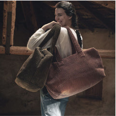 Sac week-end "Voyage" velours - Army