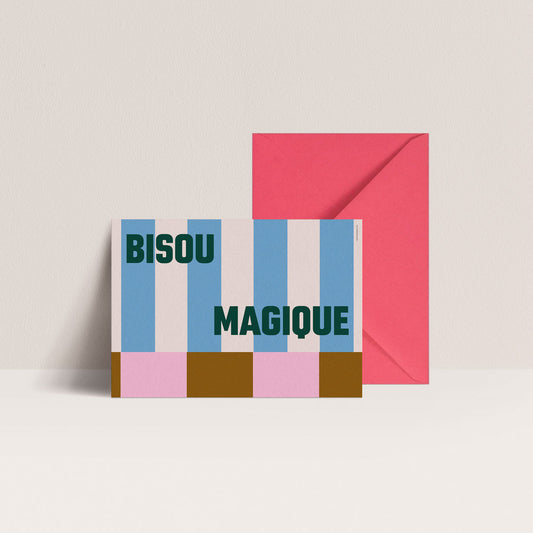 Carte "Bisou Magique"