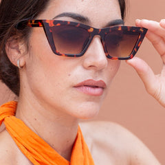 Lunettes cat-eyes "Farrah" - Écaille