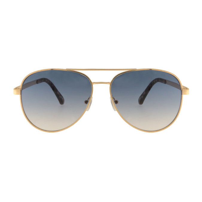 Lunettes "Maverick" - Or/bleu