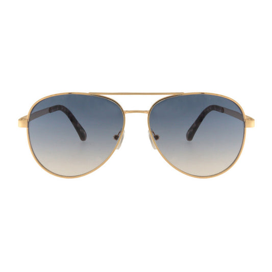 Lunettes "Maverick" - Or/bleu