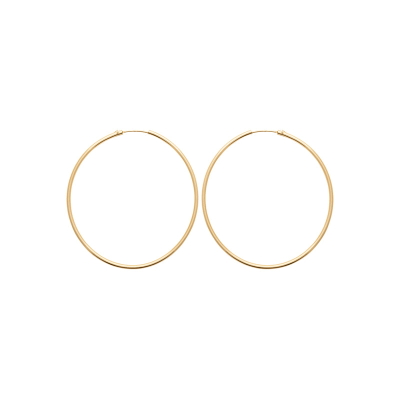 Créoles plaqué Or 60mm