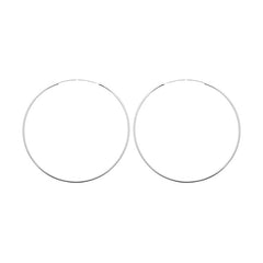 Créoles XL Argent 80mm