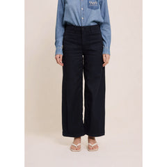 Pantalon large "Lucia crop large" - Night
