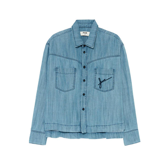 Chemise "Clarence" denim Tencel