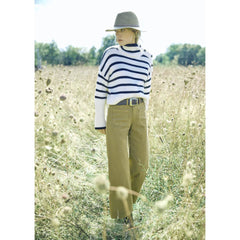 Pantalon large "Lucia" - Sauge