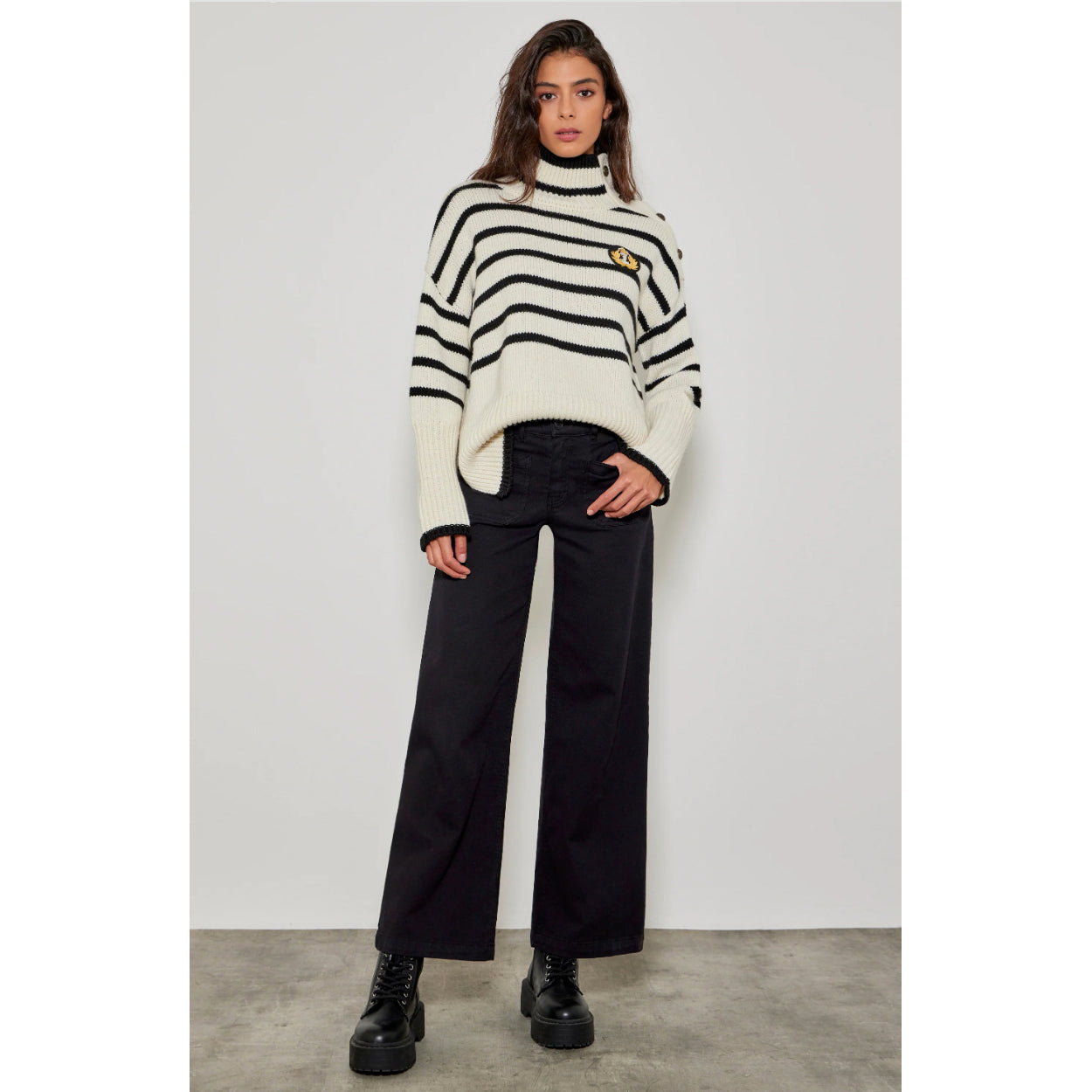 Pantalon large "Lucia" - Night
