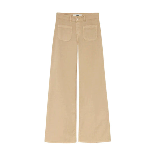 Pantalon large "Lucia" - Oatmeal