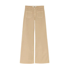 Pantalon large "Lucia" - Oatmeal