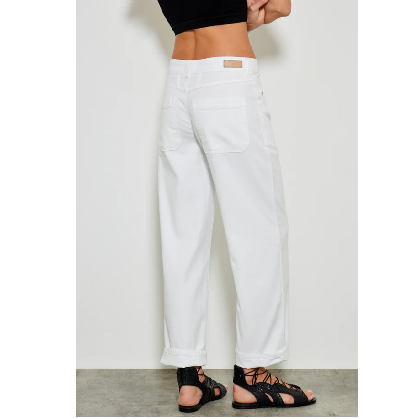 Pantalon worker "Lourdes" - White