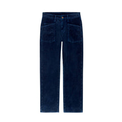Pantalon worker "Lya" velours - Navy