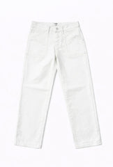 Pantalon worker "Lourdes" - White