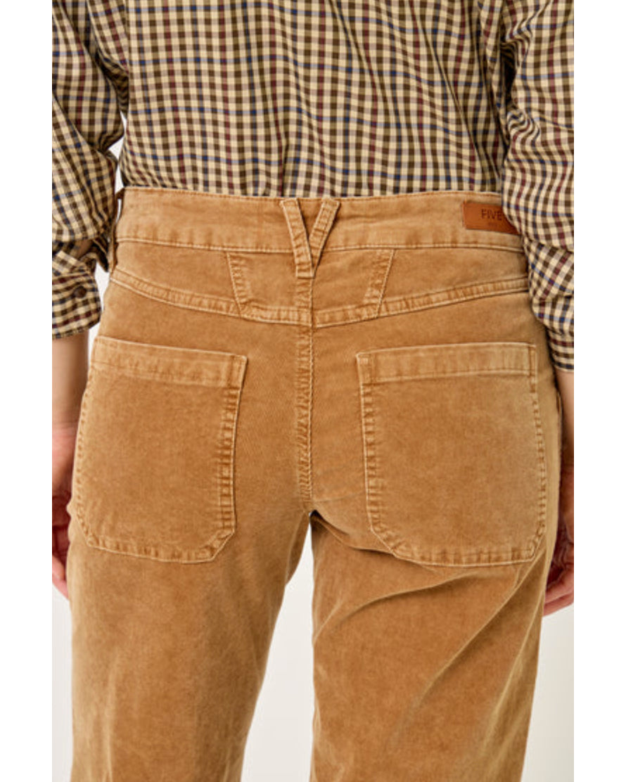 Pantalon worker velours "Lourdes" - Pecan