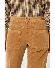 Pantalon worker velours "Lourdes" - Pecan