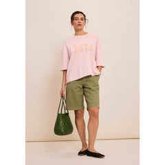 Sweat-shirt "Love" - Baby pink