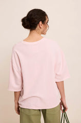 Sweat-shirt "Love" - Baby pink