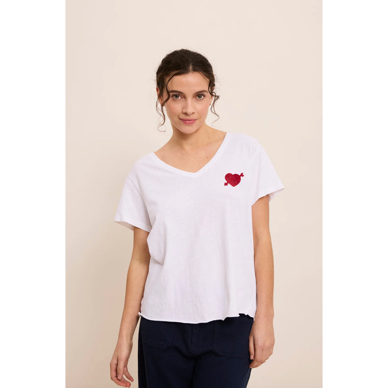 Tee-shirt "Heart" - Blanc