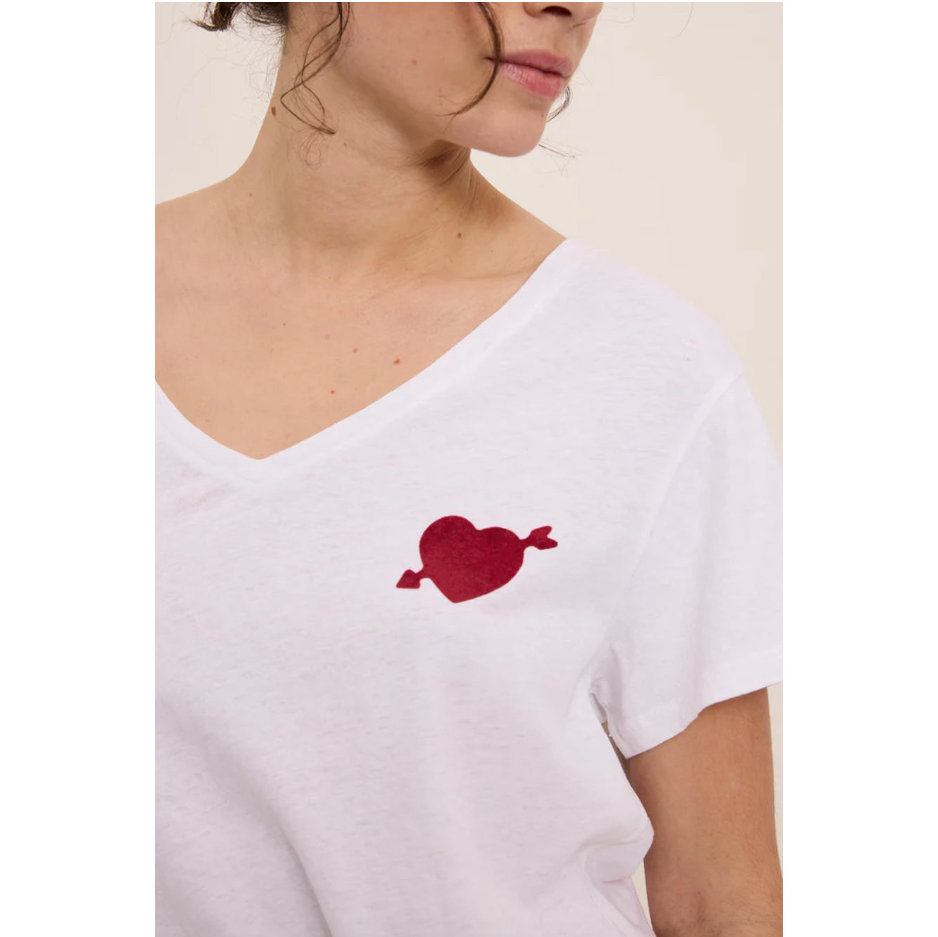 Tee-shirt "Heart" - Blanc