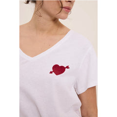 Tee-shirt "Heart" - Blanc