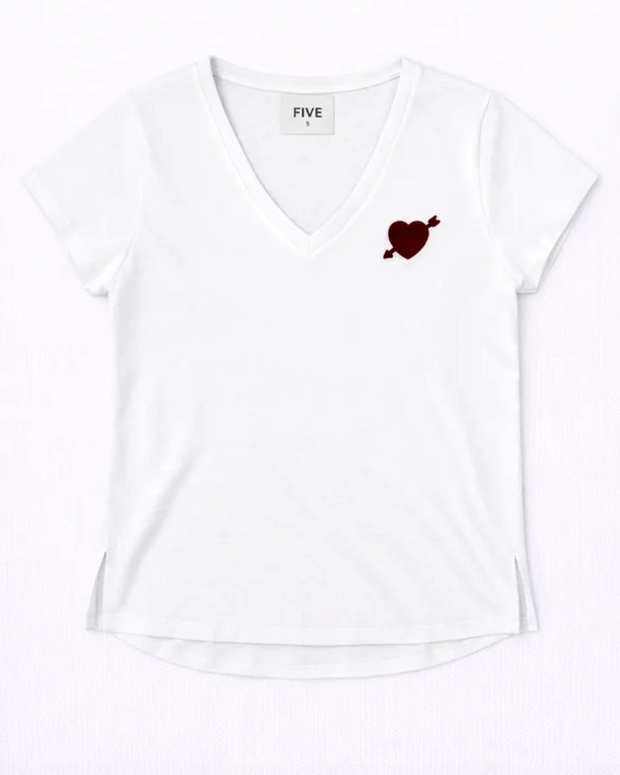 Tee-shirt "Heart" - Blanc