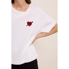 Tee-shirt "Heart" - Blanc