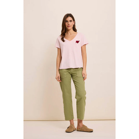 Tee-shirt "Heart" - Baby pink