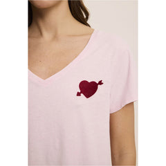 Tee-shirt "Heart" - Baby pink