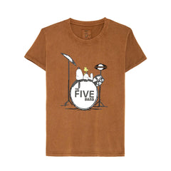 Tee-shirt "Snoopy Band" - Chocolate