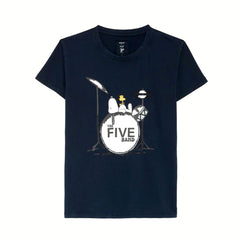Tee-shirt "Snoopy Band" - Navy